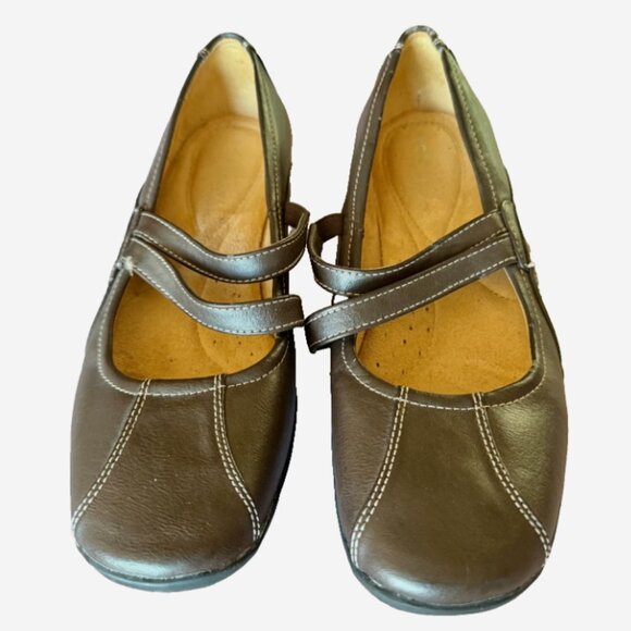 Naturalizer Natural Soul Mary Jane Comfort Flats Brown Women’s 6.5 New - Picture 4 of 8
